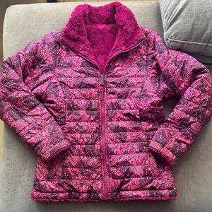 The North Face Kids' Fleece Jacket - Magenta - Reversible